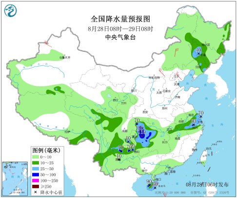 東北和南方部分地區(qū)強降雨 不利作物生長