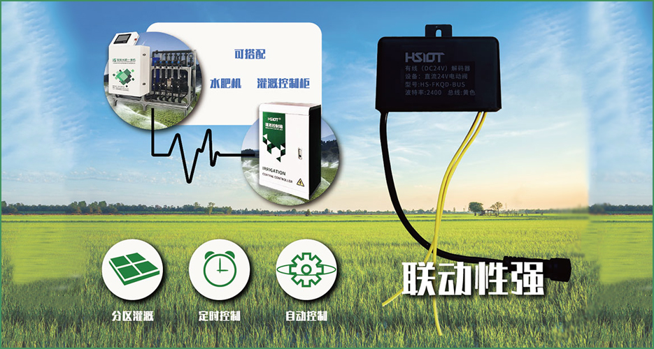 有線電動閥解碼器HS-FKQD-BUS